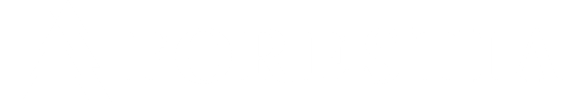 Forestia logo hvit PNG